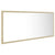 LED Bathroom Mirror Sonoma Oak 100x8.5x37 cm Acrylic