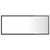 LED Bathroom Mirror High Gloss Grey 100x8.5x37 cm Acrylic