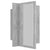 LED Bathroom Mirror Cabinet Concrete Grey 40x12x45 cm Acrylic