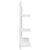 Bathroom Mirror White 60x10.5x45 cm Engineered Wood