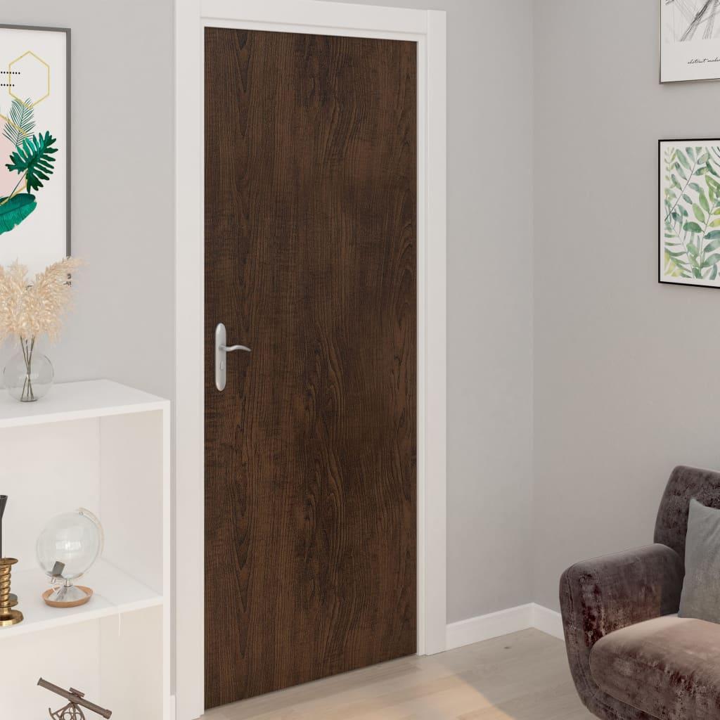 Self-adhesive Furniture Films 2 pcs Dark Oak 500x90 cm PVC