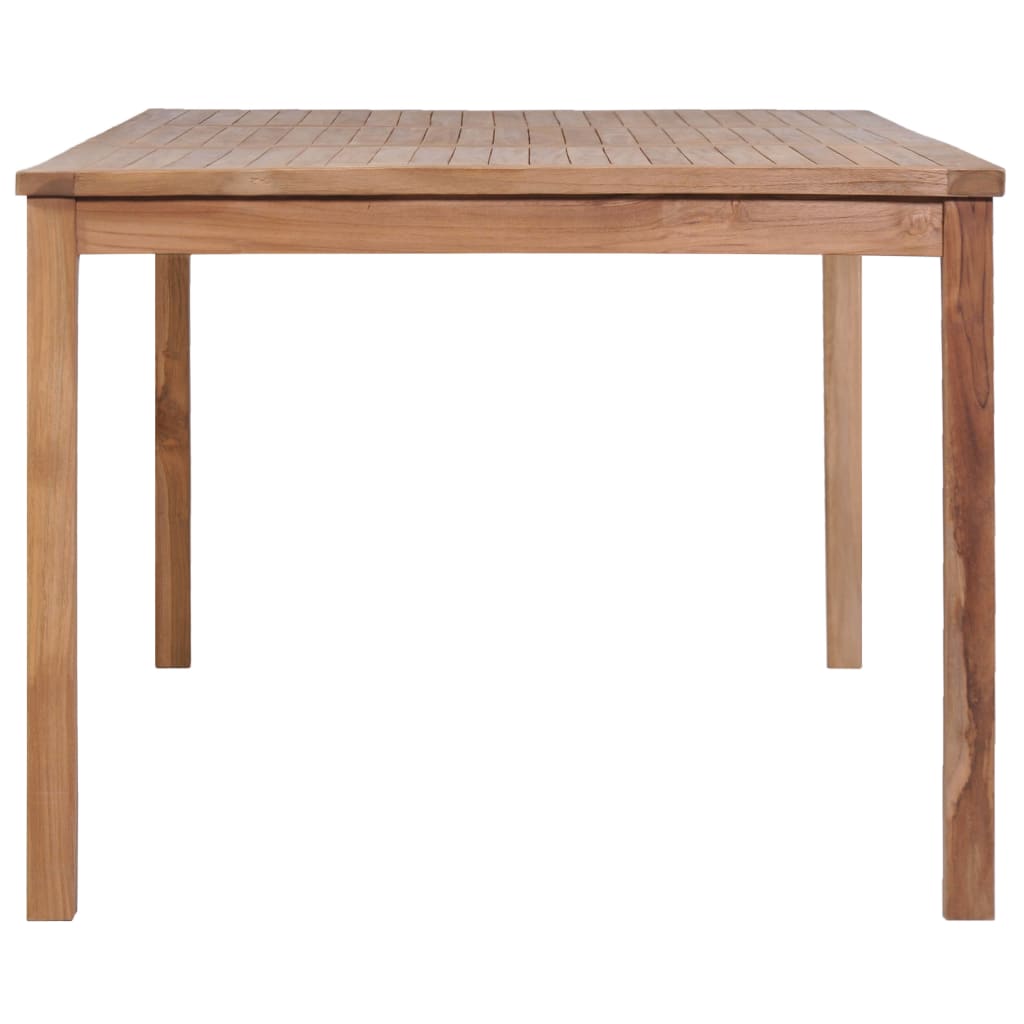 7 Piece Garden Dining Set 200x100 cm Solid Teak Wood