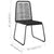 9 Piece Garden Dining Set PVC Rattan Black and Brown