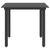 5 Piece Garden Dining Set PVC Rattan Black