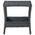 3 Piece Garden Lounge Set with Cushions Poly Rattan Dark Grey