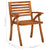 Garden Dining Chairs with Cushions 3 pcs Solid Acacia Wood