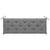 3-Seater Garden Bench with Cushion 150 cm Grey Eucalyptus Wood