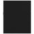 2 Piece Bathroom Furniture Set Black Engineered Wood