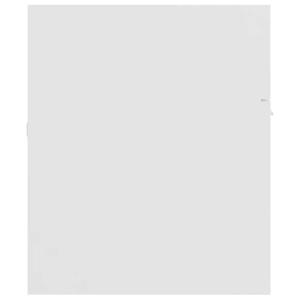 2 Piece Bathroom Furniture Set White Engineered Wood