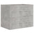 2 Piece Bathroom Furniture Set Concrete Grey Engineered Wood