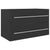 2 Piece Bathroom Furniture Set Grey Engineered Wood