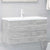 2 Piece Bathroom Furniture Set Concrete Grey Engineered Wood