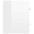 2 Piece Bathroom Furniture Set High Gloss White Engineered Wood