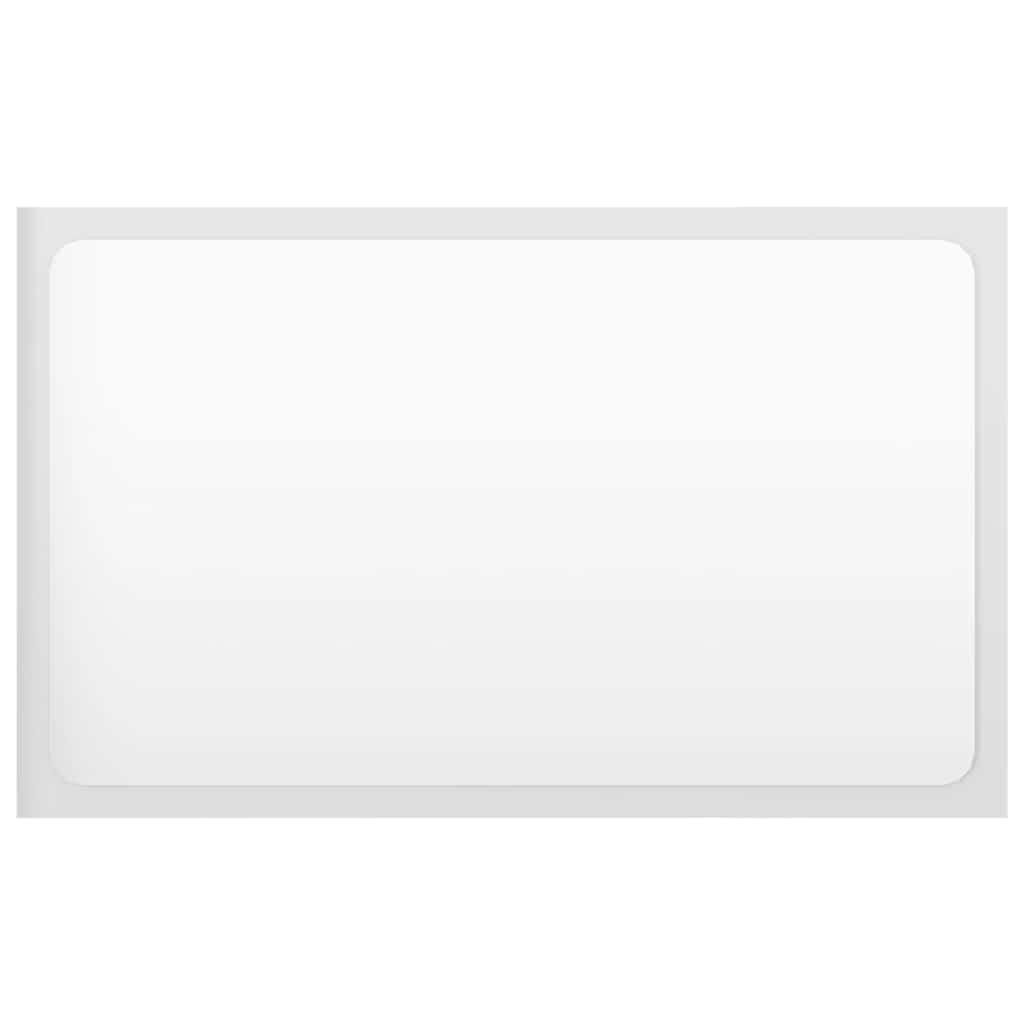 2 Piece Bathroom Furniture Set High Gloss White Engineered Wood