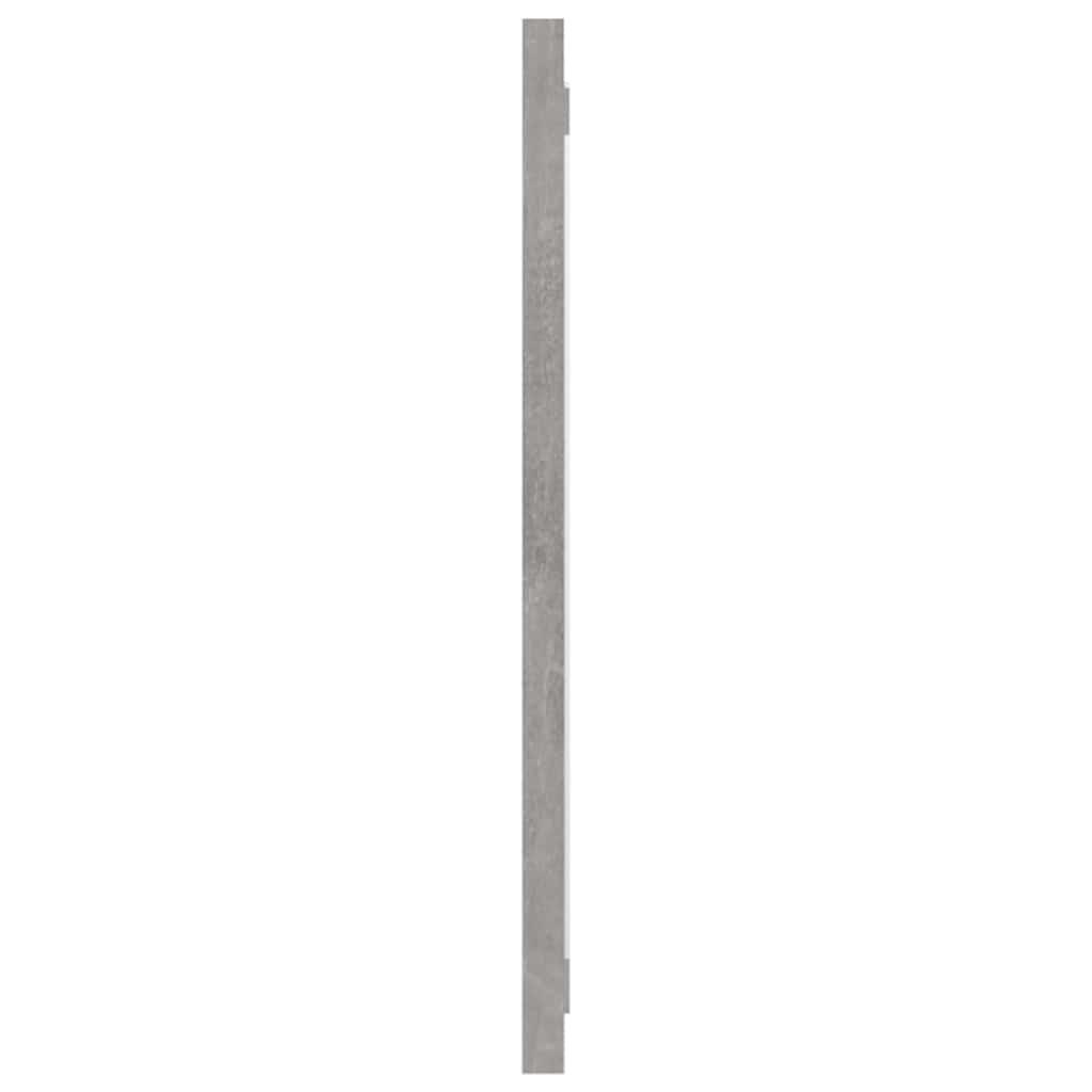 2 Piece Bathroom Furniture Set Concrete Grey Engineered Wood