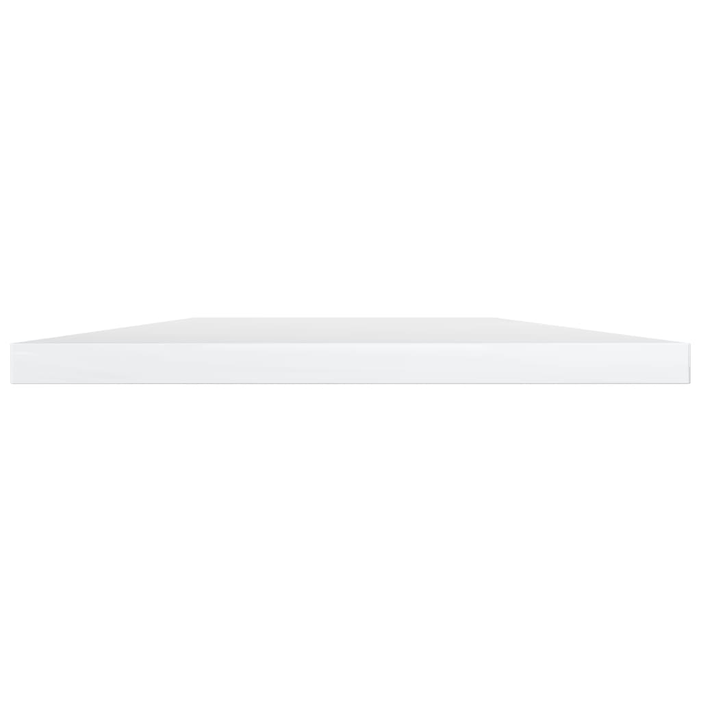 Bookshelf Boards 4 pcs High Gloss White 40x30x1.5 cm Engineered Wood