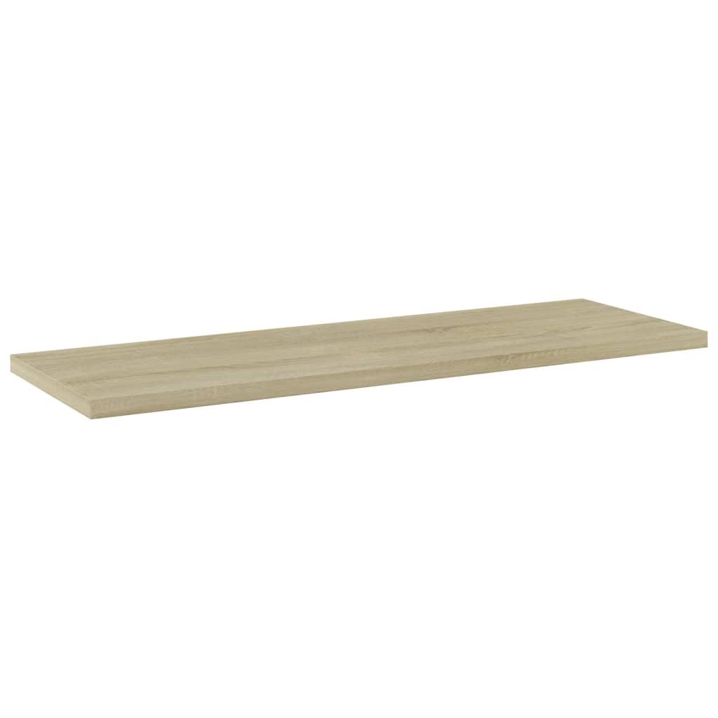 Bookshelf Boards 4 pcs Sonoma Oak 60x20x1.5 cm Engineered Wood