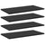 Bookshelf Boards 8 pcs Black 60x30x1.5 cm Engineered Wood