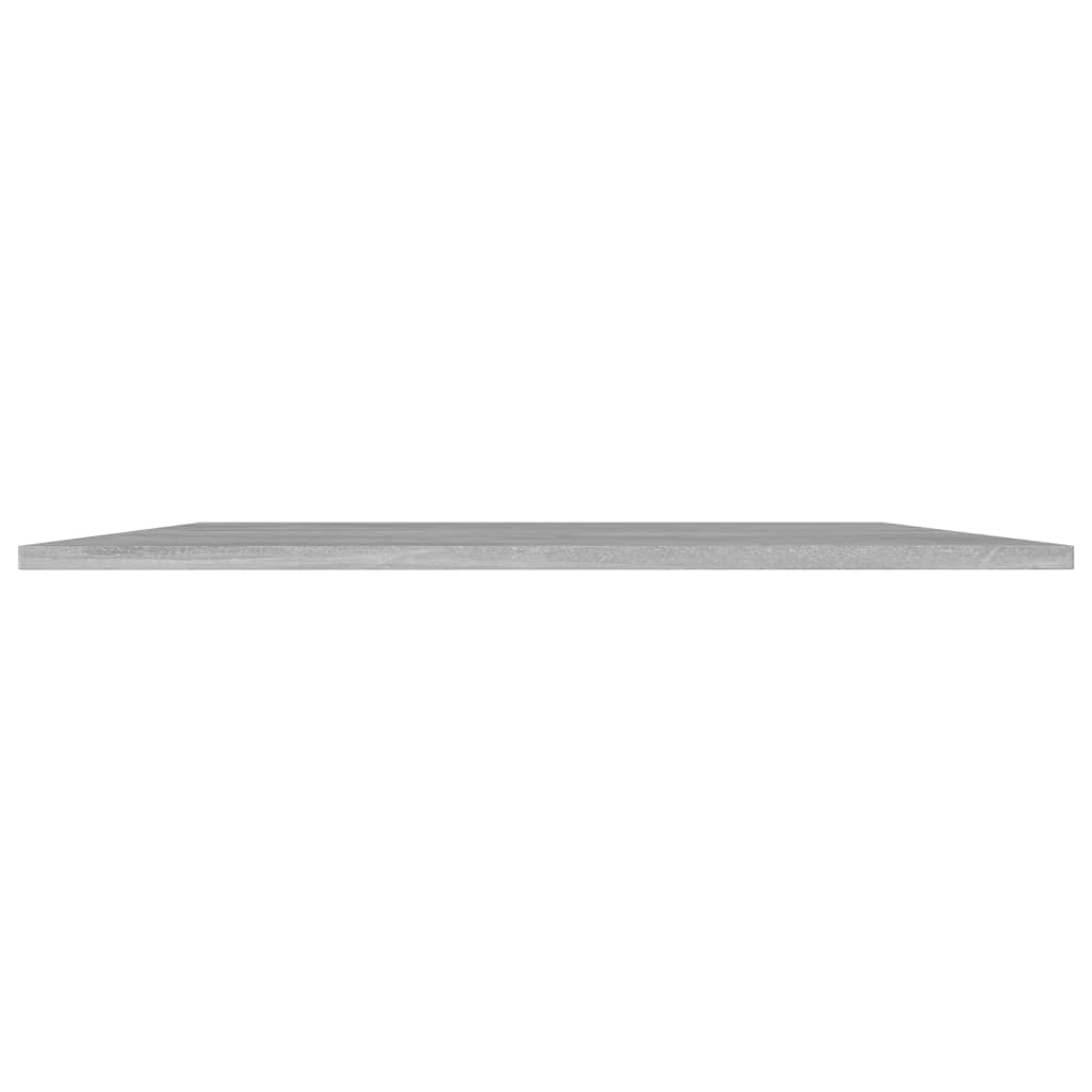 Bookshelf Boards 4 pcs Concrete Grey 80x30x1.5 cm Engineered Wood