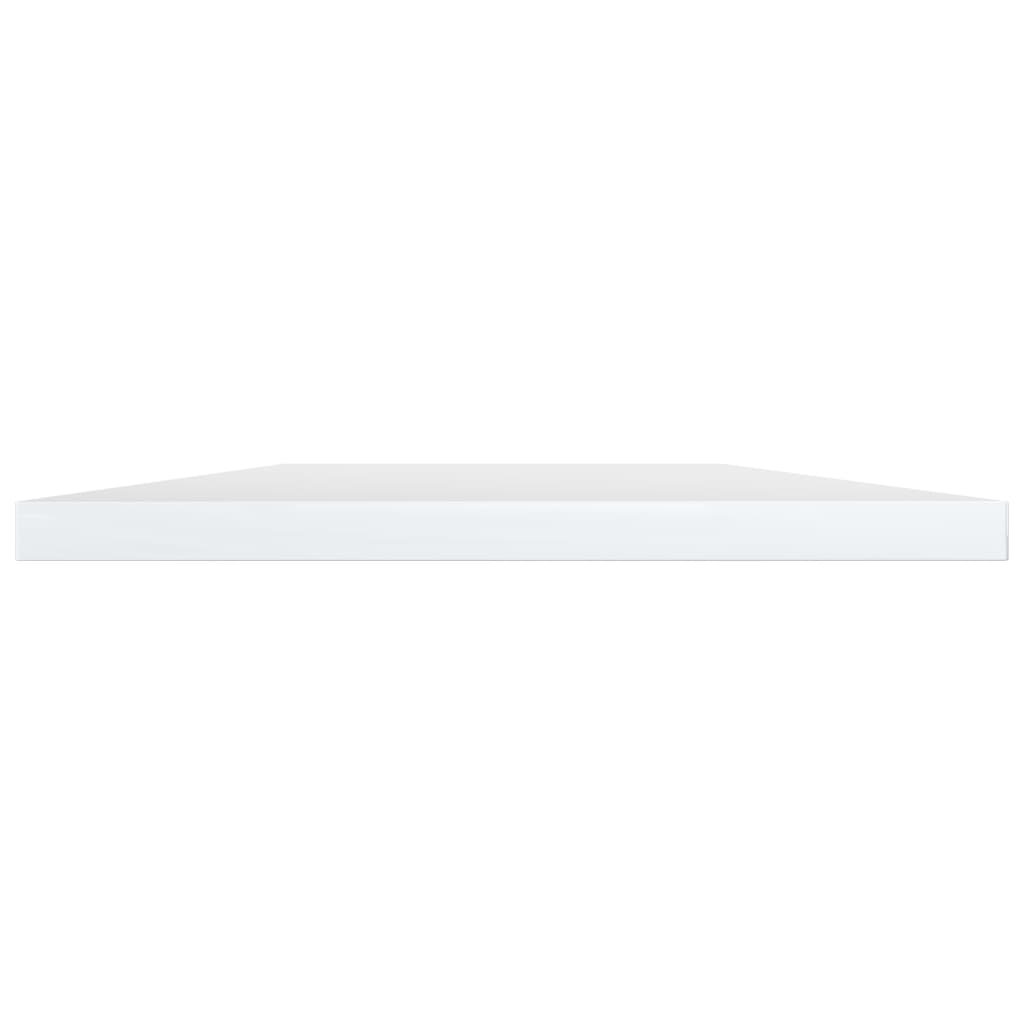 Bookshelf Boards 4 pcs High Gloss White 100x20x1.5 cm Engineered Wood