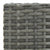 5 Piece Garden Bar Set with Cushions Poly Rattan Grey