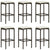 7 Piece Garden Bar Set with Cushions Poly Rattan Brown