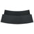 3 Piece Garden Bar Set with Cushions Black