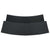 5 Piece Garden Bar Set with Cushions Black