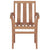 Garden Chairs 2 pcs with Anthracite Cushions Solid Teak Wood