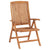 Garden Chairs 2 pcs with Taupe Cushions Solid Teak Wood