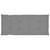 Garden Chairs 2 pcs with Grey Cushions Solid Teak Wood