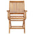 Garden Chairs 2 pcs with Cream White Cushions Solid Teak Wood