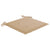 Garden Chairs with Beige Cushions 4 pcs Solid Teak Wood