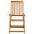 Folding Garden Chairs 6 pcs with Cushions Solid Acacia Wood