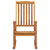 Rocking Chair with Cushions Solid Acacia Wood