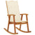 Rocking Chair with Cushions Solid Acacia Wood