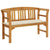 Garden Bench with Cushion 120 cm Solid Acacia Wood