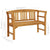 Garden Bench with Cushion 120 cm Solid Acacia Wood