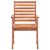 Outdoor Dining Chairs 2 pcs with Cushions Solid Acacia Wood