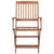 Folding Garden Chairs 2 pcs with Cushions Solid Wood Acacia