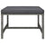 3 Piece Garden Lounge Set with Cushions Poly Rattan Grey