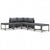 6 Piece Garden Lounge Set with Cushions Poly Rattan Grey