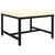 3 Piece Garden Lounge Set with Cushions Poly Rattan Black
