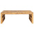 Coffee Table Erosion Solid Teak Wood 110x35x38 cm