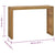 Console Table 110x35x75 cm Solid Teak Wood