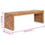 TV Stand 110x60x38 cm Solid Teak Wood