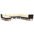 12 Piece Garden Lounge Set with Cushions Poly Rattan Black