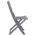 Folding Outdoor Chairs 6 pcs with Cushions Solid Acacia Wood