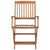 Folding Garden Chairs 6 pcs with Cushions Solid Wood Acacia
