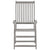Garden Reclining Chairs 6 pcs Grey Solid Wood Acacia